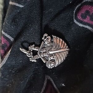 Rare Retired James Avery Solid Sterling Silver Noah's Ark Charm Pendant
